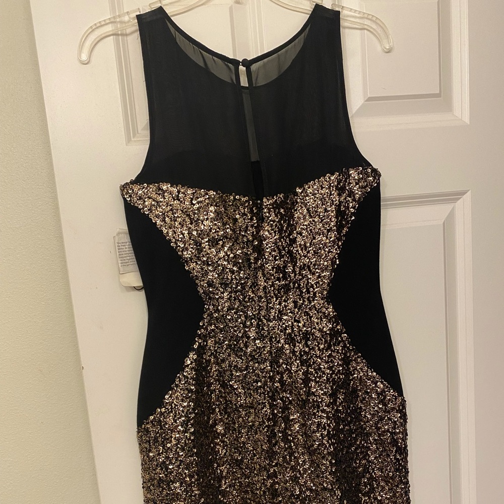 Aiden gold and black party dress - Picture 5 of 7